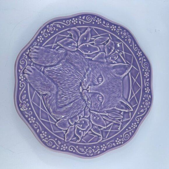 patience brewster cat themed decorative plates set of 4 the meow collection - Picture 5 of 6